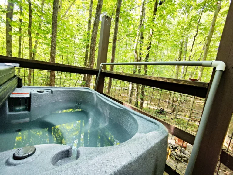eagle treehouse hottub