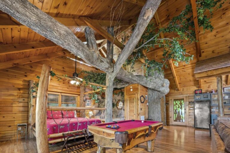 enchanted treehouse home inside1