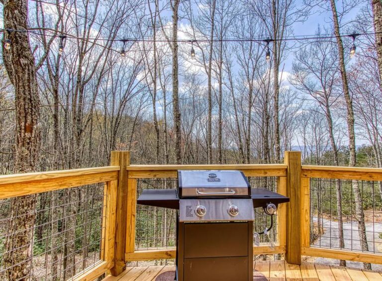 owls nest tree house BBQ