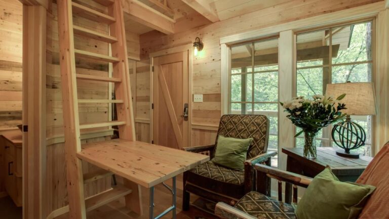 the cedar in the treehouse inside