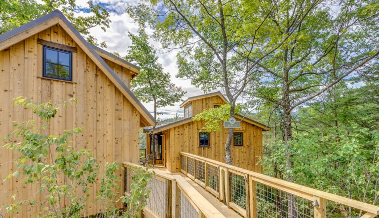 the spruce treehouse cabin