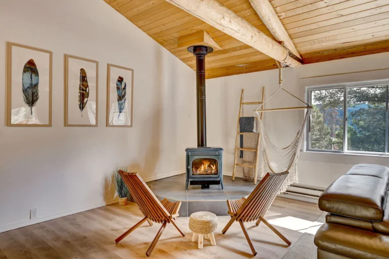 Bird Watching Log Cabin1