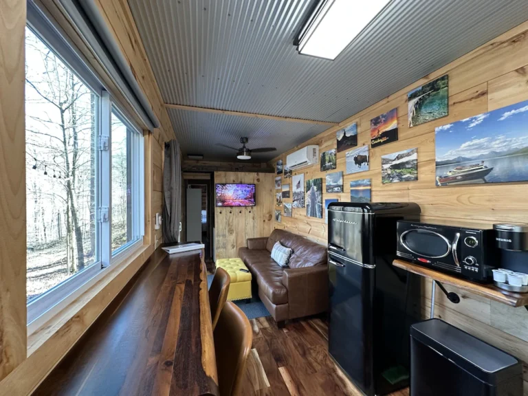 Upscale Shipping Container Cabin